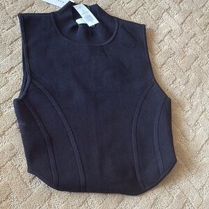 Aritzia Babaton Sculpt Knit Buster - Medium Black